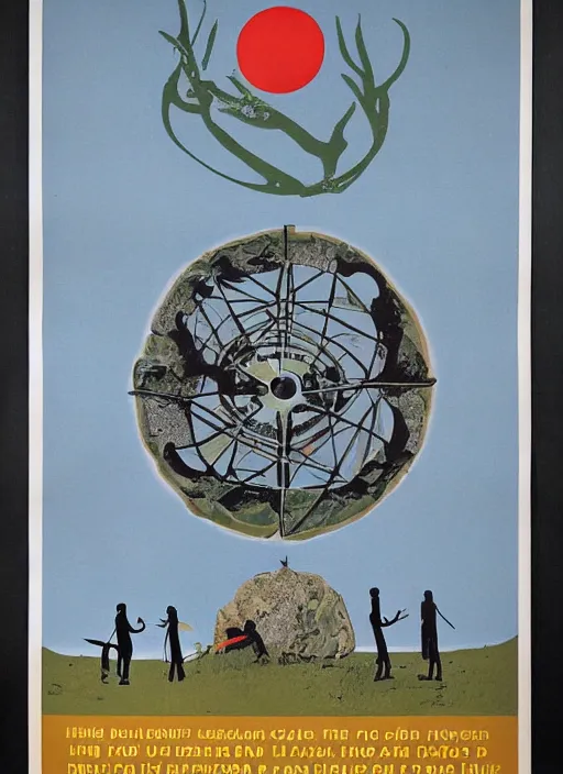 Image similar to 1 9 7 0 s british public information poster, folk horror, scarfolk, modernist design