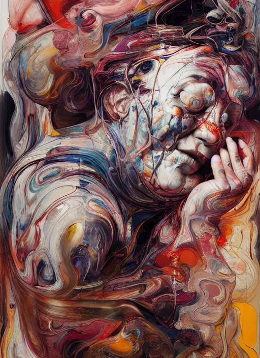 Image similar to it is only with the heart that one can see rightly ; what is essential is invisible to the eye. by jenny saville, scifi, neo - gothic, intricate, rich deep colors. part by james jean, part by adrian ghenie and gerhard richter.