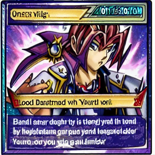 Image similar to banned yugioh card with long description, 12 star monster