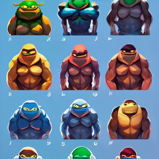 Image similar to face icon stylized minimalist teenage mutant ninja turtles, loftis, cory behance hd by jesper ejsing, by rhads, makoto shinkai and lois van baarle, ilya kuvshinov, rossdraws global illumination