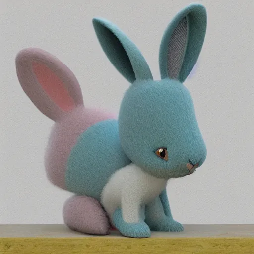 Image similar to stanford bunny, siggraph technical paper