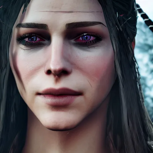 Prompt: witcher 3 yennifer, 8k, realistic, hd, detailed, high definition