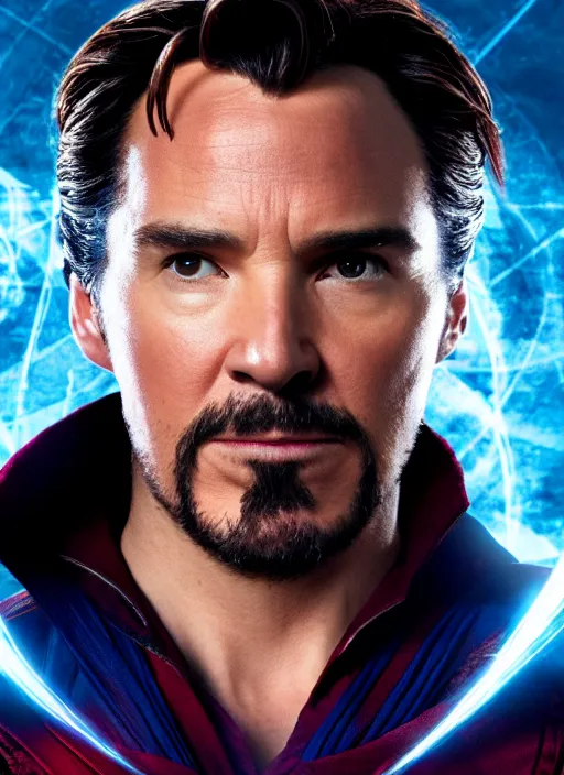 Prompt: film still of Johnny Galecki as Doctor Strange in Avengers Endgame, 4k