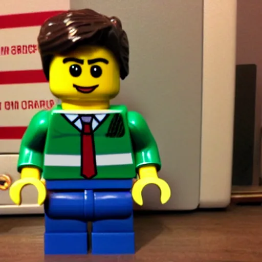 Prompt: michael scott lego