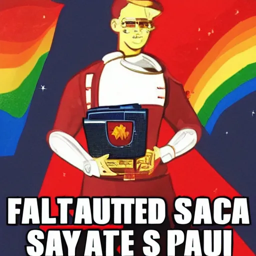 Image similar to fully automated luxury gay space communism