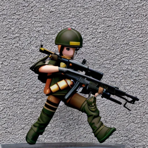 Image similar to ak 4 7, nendroid, stephen bliss style