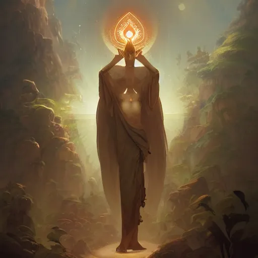 Prompt: reaching enlightenment, highly detailed, anthro art, furaffinity, digital painting, artstation, sharp focus, smooth, concept art, illustration, art by peter mohrbacher and emmanuel shiu and martin johnson heade and bastien lecouffe - deharme