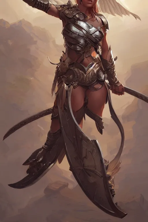 Image similar to amazon valkyrie athena, d & d, fantasy, portrait, highly detailed, headshot, digital painting, trending on artstation, concept art, sharp focus, illustration, art by artgerm and greg rutkowski and magali villeneuve