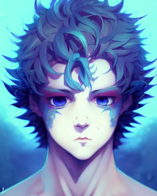 Image similar to extremely attractive soft feminine male jester anime character screenshot, nagito komaeda, anime, intricate, sharp focus, illustration, highly detailed, digital painting, cell shaded, concept art, matte, male art by ilya kuvshinov and kyoto animation and wlop, ruan jia and greg rutkowski, studio quality, masterpiece