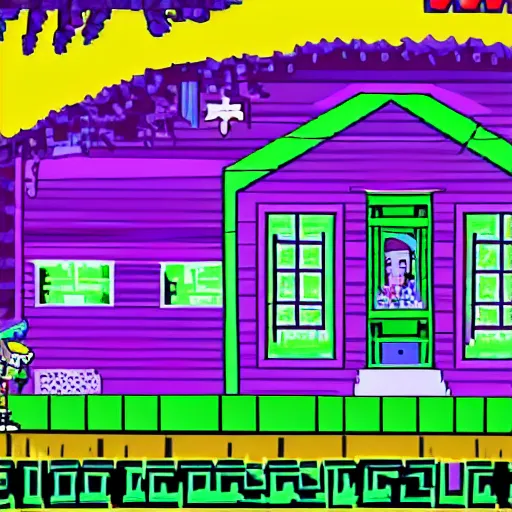 Image similar to Screenshot from the PC game Maniac Mansion II: Day of the Tentacle (1993) by LucasArts