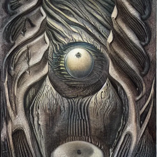 Image similar to an organic landscape, by h.r Giger, large sense of scale