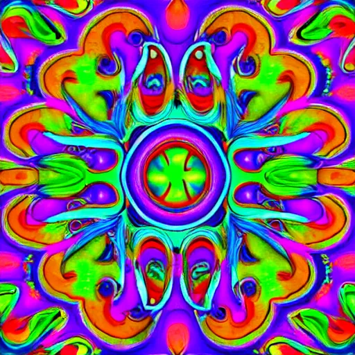 psychedelic chicken, bright colors, fractal | Stable Diffusion | OpenArt