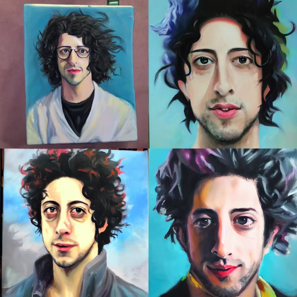 Prompt: Oil Painting of Hale Appleman as an Anime Girl