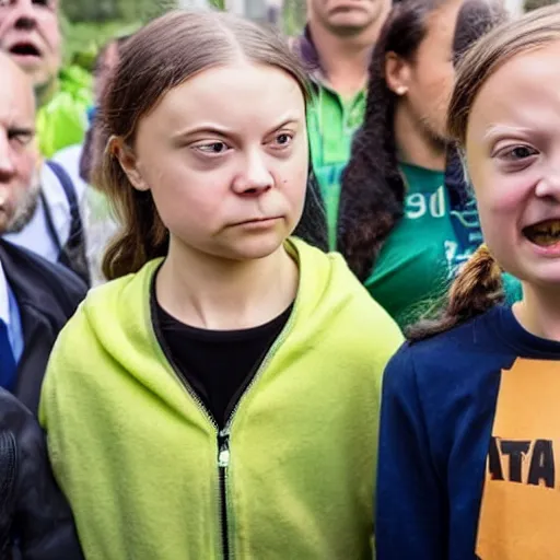 Prompt: greta thunberg is mad9