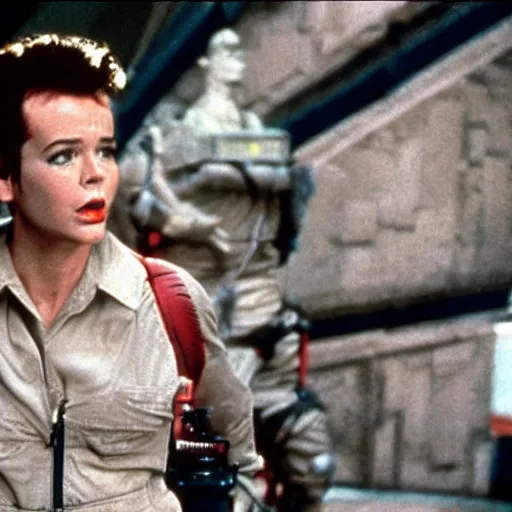 Image similar to gozer, still from ghostbusters