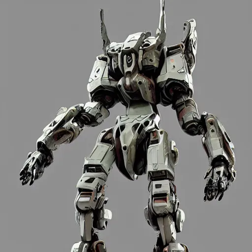 Image similar to very symmetrical!! armored octopus concept mecha suit from anthem video game, by miguel angel martinez monje, by vitaly bulgarov, by yoji shinkawa, by joss nizzi, by shoji kawamori, horizon zero dawn, bioware, mecha, deviantart, artstation, marmoset toolbag render, unreal engine