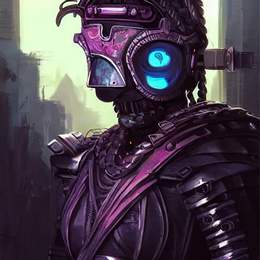 Image similar to cyberpunk viking helmet mask warrior goddess robot ninja fantasy, art gta 5 cover, official fanart behance hd artstation by jesper ejsing, by rhads, makoto shinkai and lois van baarle, ilya kuvshinov, ossdraws