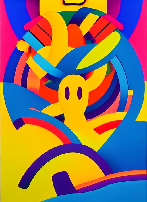 Image similar to abstract art by shusei nagaoka, kaws, david rudnick, airbrush on canvas, pastell colours, cell shaded, 8 k