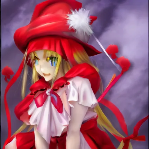 Image similar to flandre scarlet from touhou if she was a real person