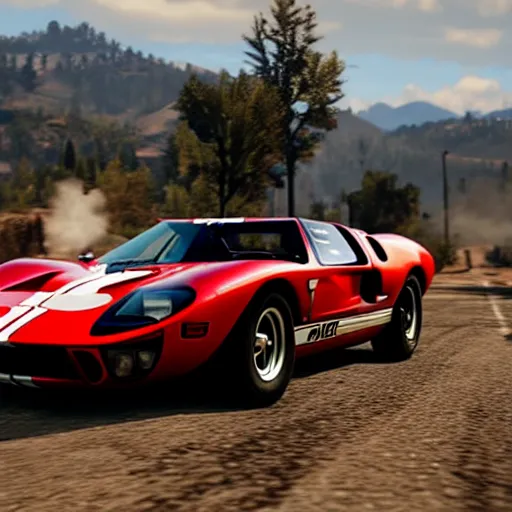 Image similar to ford gt 4 0 in red dead redemption 2