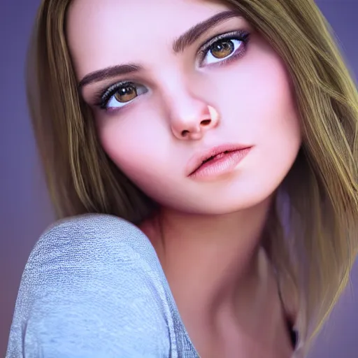 Image similar to realistic image of most beautiful girl in the world