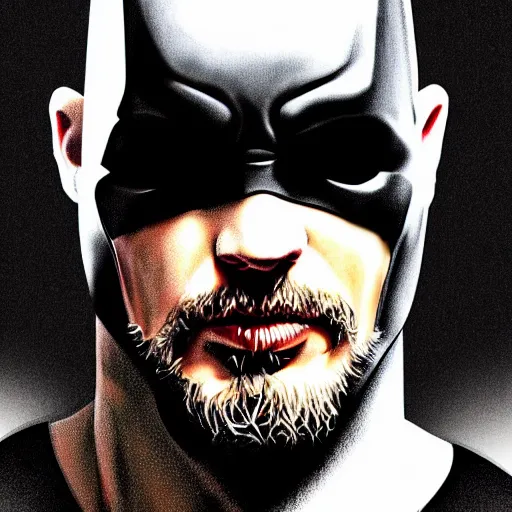 Prompt: tom hardy as batman digital art 4 k detailed super realistic