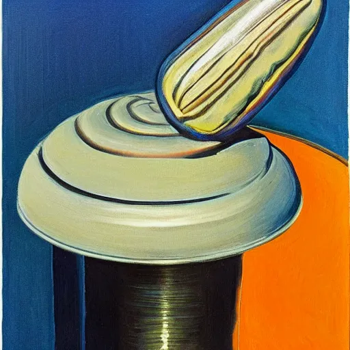 Image similar to alien by wayne thiebaud