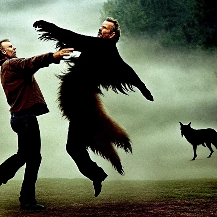 Image similar to kevin costner dancing with wolves, photo, hd, cinematic, national geographic, 1 6 k