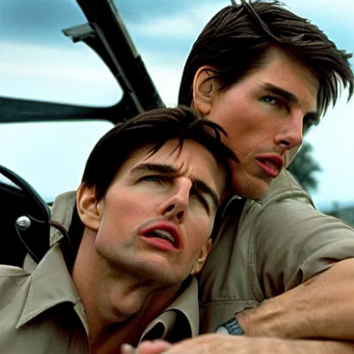 Prompt: desperate Tom Cruise in hangoover n- 4