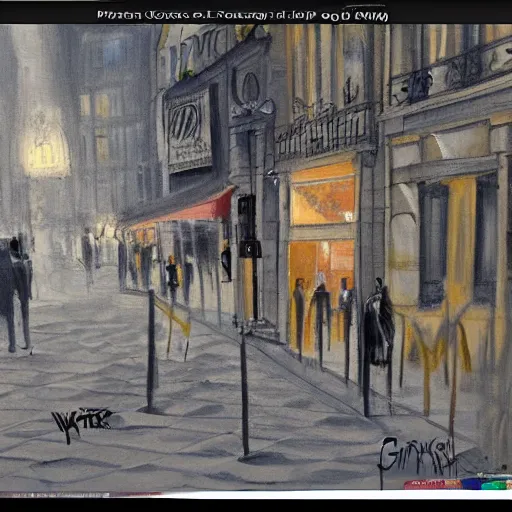 Image similar to paris burning, trending on art station, greg rutowski,