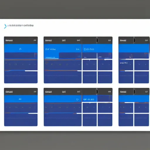 Image similar to modern minimalist scheduling ui, reporting, highly detailed