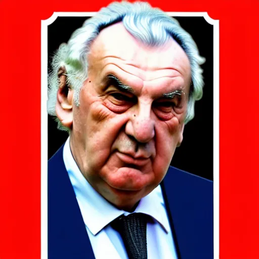 Image similar to Miloš Zeman, Vector image