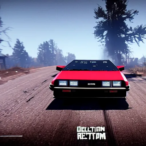 Image similar to delorean in red dead redemption 2