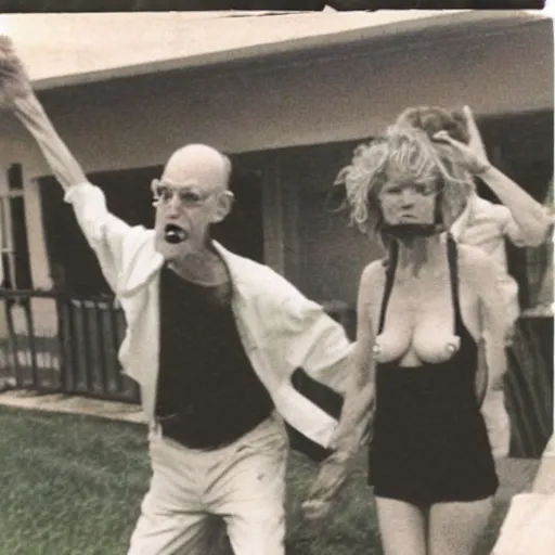 Image similar to found photo of trash humpers getting wild