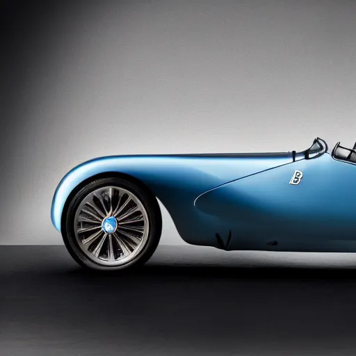 Image similar to a 2 0 2 5 bugatti type 5 7 sc atlantic concept, studio lighting