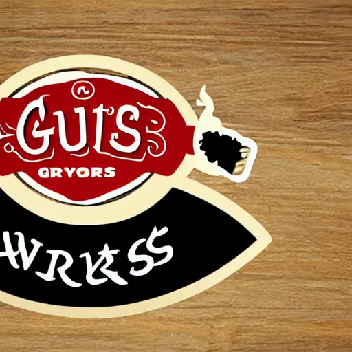 Image similar to a logo for a gyros restaurant