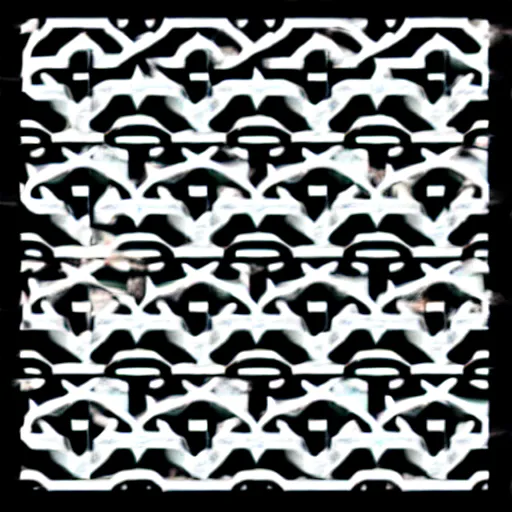 Image similar to intricate immaculate black and white stencil vector svg laser decorative pattern