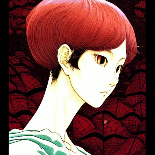 Image similar to prompt : photograph of persona soft light portrait painted in miyazaki color style drawn by katsuhiro otomo and takato yamamoto, inspired by fables, china doll face, smooth face feature, intricate oil painting, high detail, sharp high detail, manga and anime 2 0 0 0