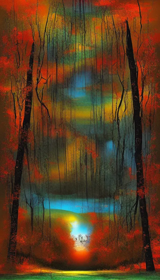 Image similar to psytrance artwork, by peter holme iii