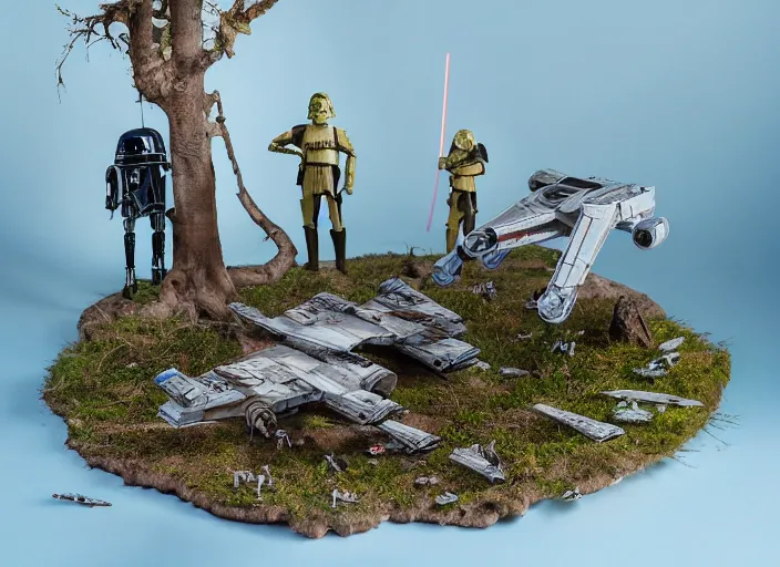 Massive 250,000 Piece STAR WARS Diorama Recreates The Battle of