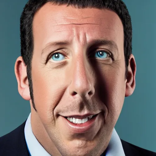 Image similar to president adam sandler, official portrait