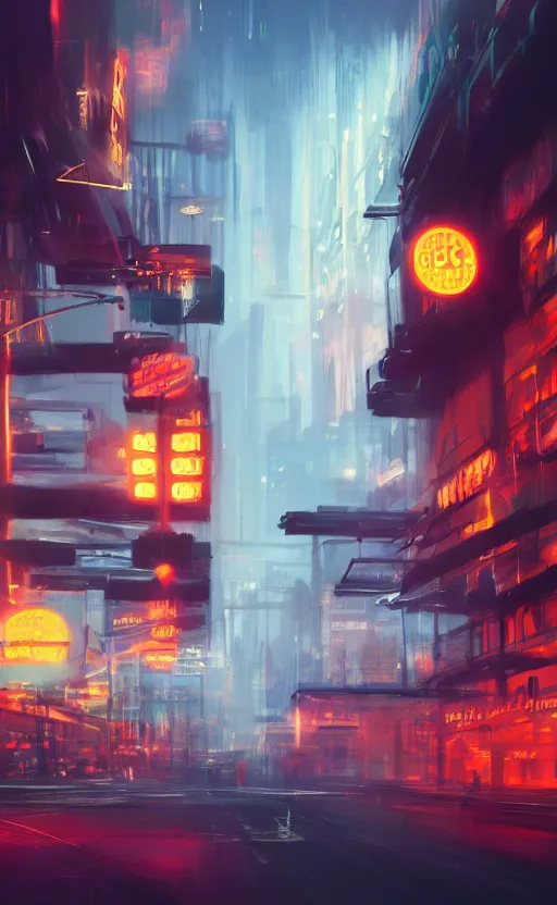 Prompt: a blurry neon sign in the distance, dynamic lighting, photorealistic fantasy concept art, trending on art station, stunning visuals, creative, cinematic, ultra detailed