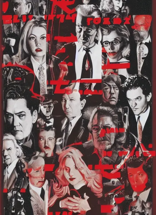 Image similar to twin peaks movie poster art by elmore leonard