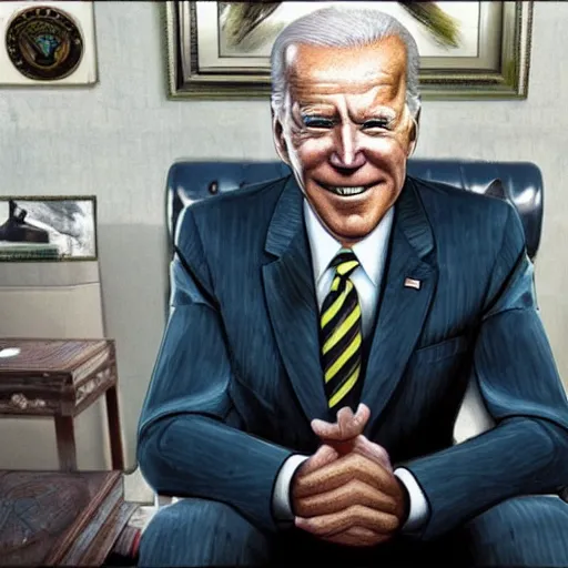 Image similar to joe biden as a fallout 3 npc