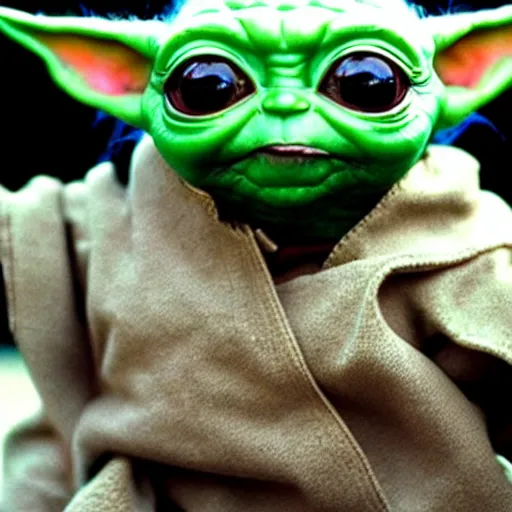 Image similar to baby yoda