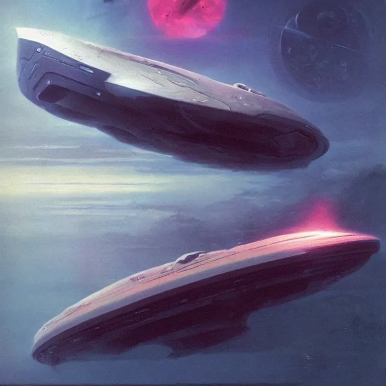 Prompt: nautilus spaceship starship rising from a steamy ocean, sci - fi concept art, by john harris, by simon stalenhag, by vincent di fate, stunning, award winning