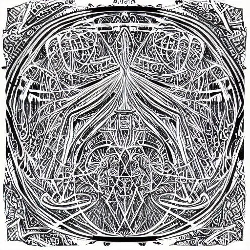 Image similar to “geometrically surreal order of Ethereum, extremely high detail, photorealistic, intricate line drawings, dotart, album art in the style of James Jean”