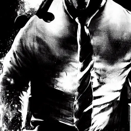 Prompt: Jason Statham in Sin City