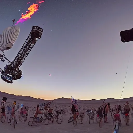 gopro footage burning man concert rave hosted on the Stable Diffusion