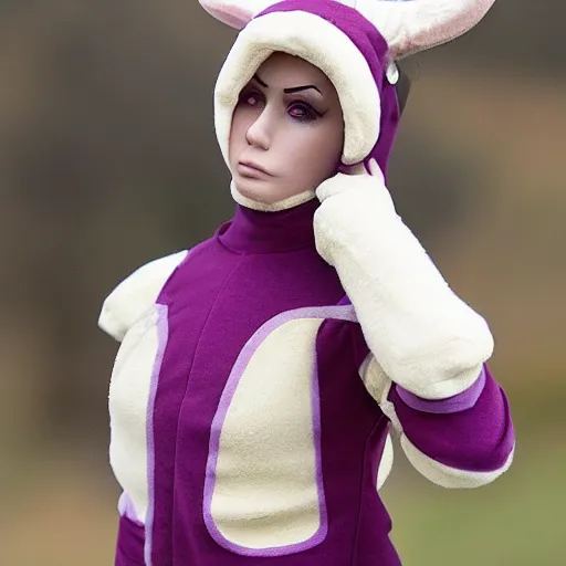 Image similar to doppio wearing sheep suit